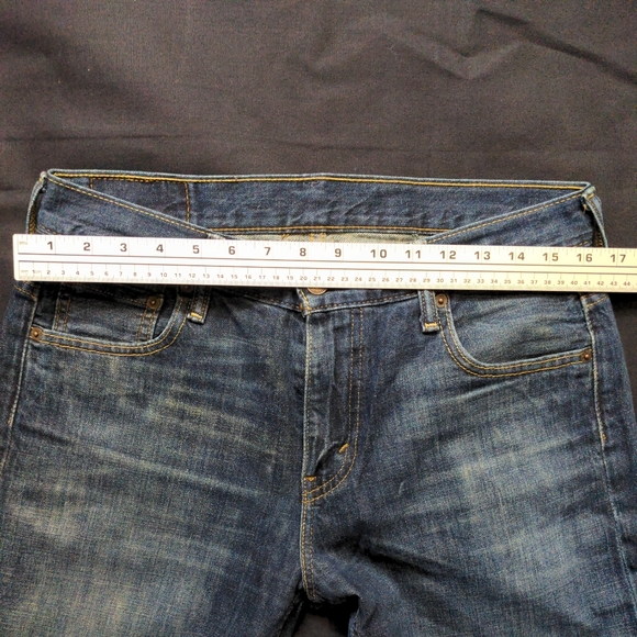 Levi's 569 Loose Straight Fit Men's Blue Jeans 30x32 - Picture 4 of 9